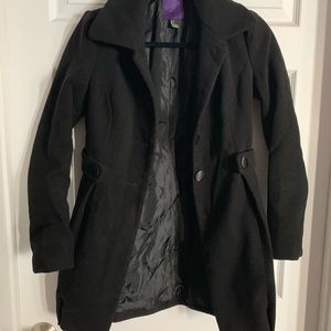 Black trench coat